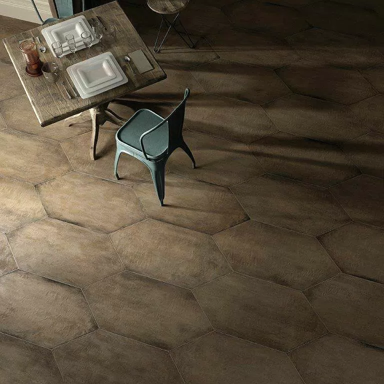 Керамогранит 173063 GEA ESSAGONA DECORO COLORI Caldi 40.9x47.2