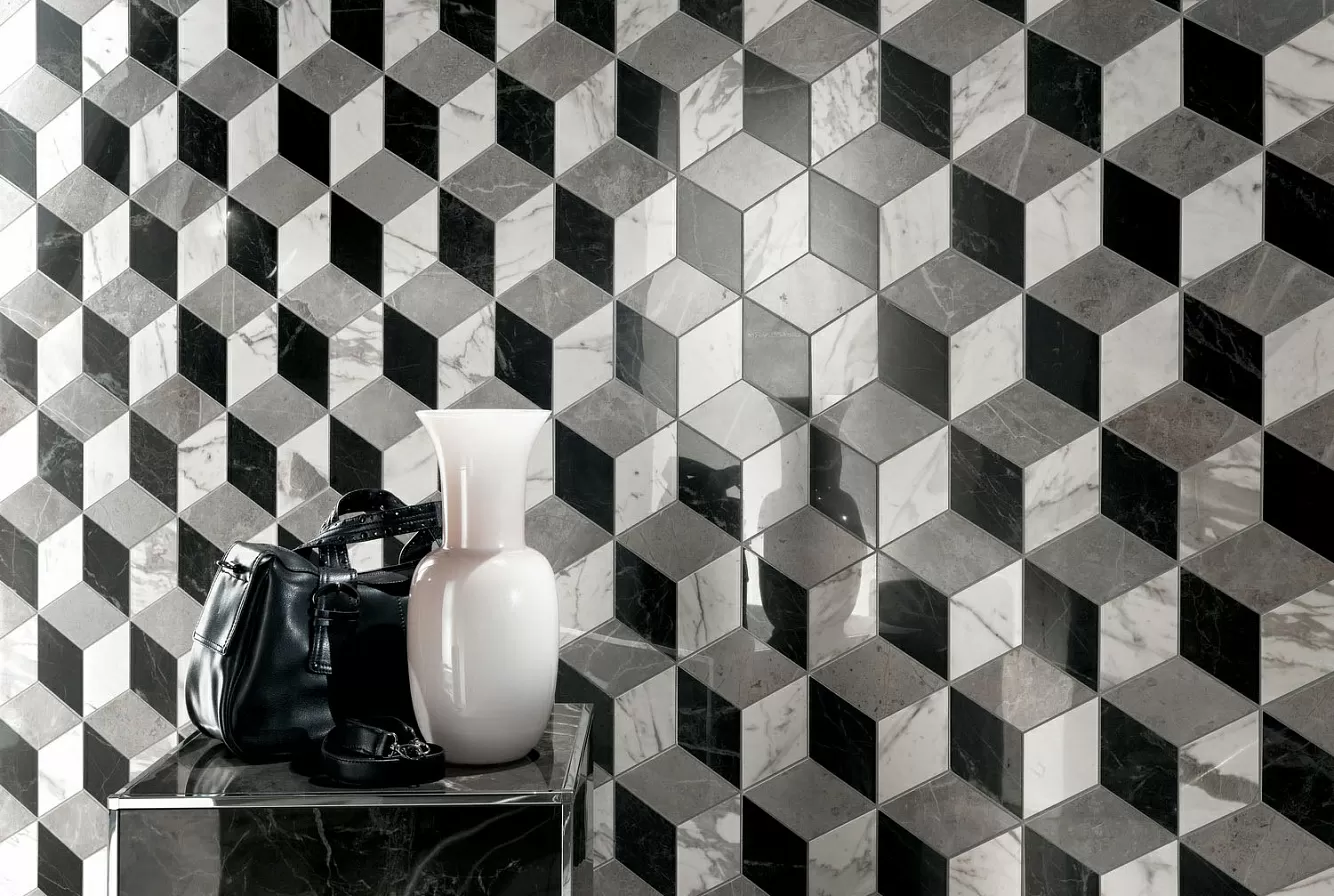Керамогранит D034 (ADUU) Marvel Grey Fleury 30x60 Lapp.
