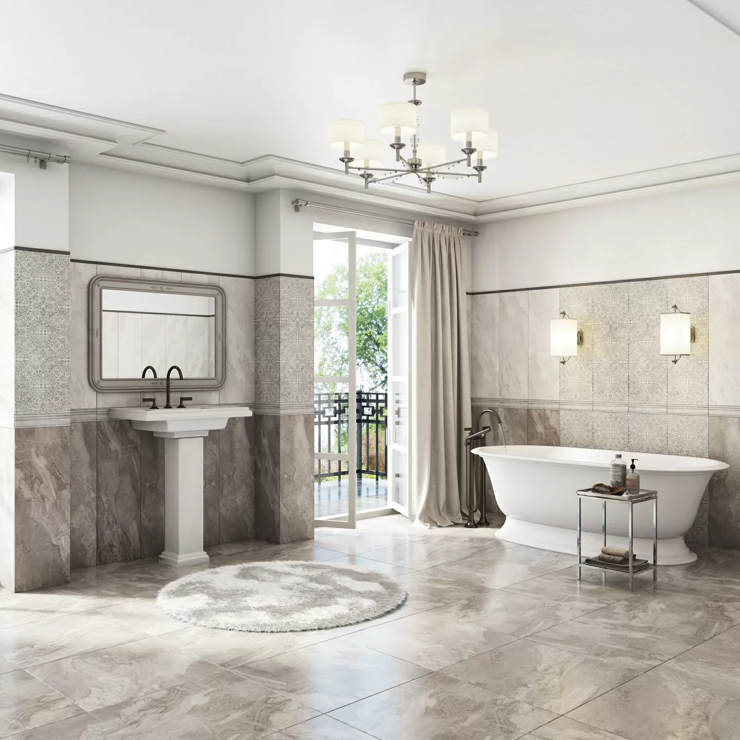 Керамогранит Nadelva sugar grey PG 01 60x60