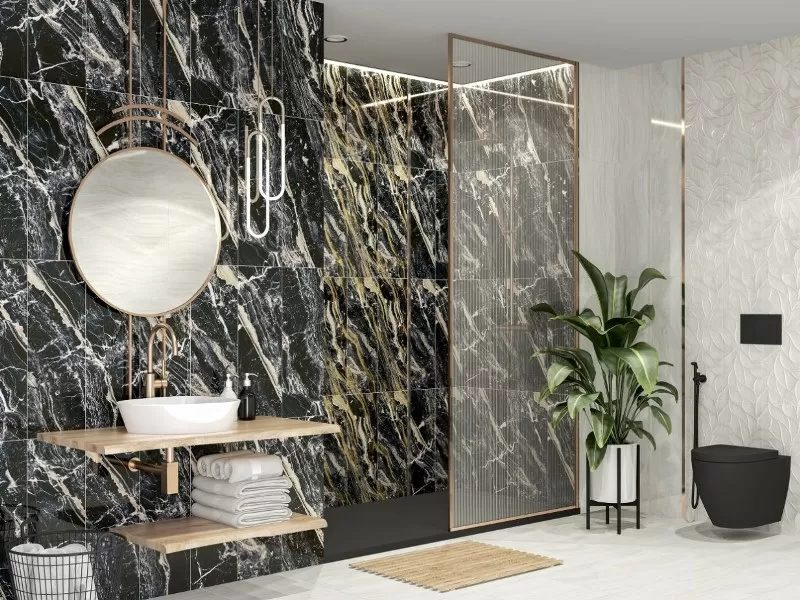 Плитка Levanto Nero 24.2x70