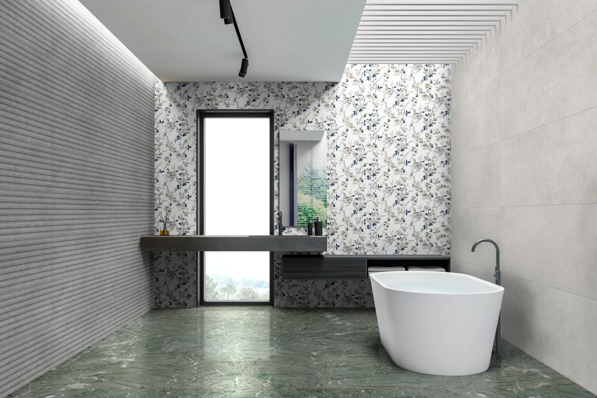 Плитка RACY Richmond Decoro Panta Ivory Touch Rett 33x100