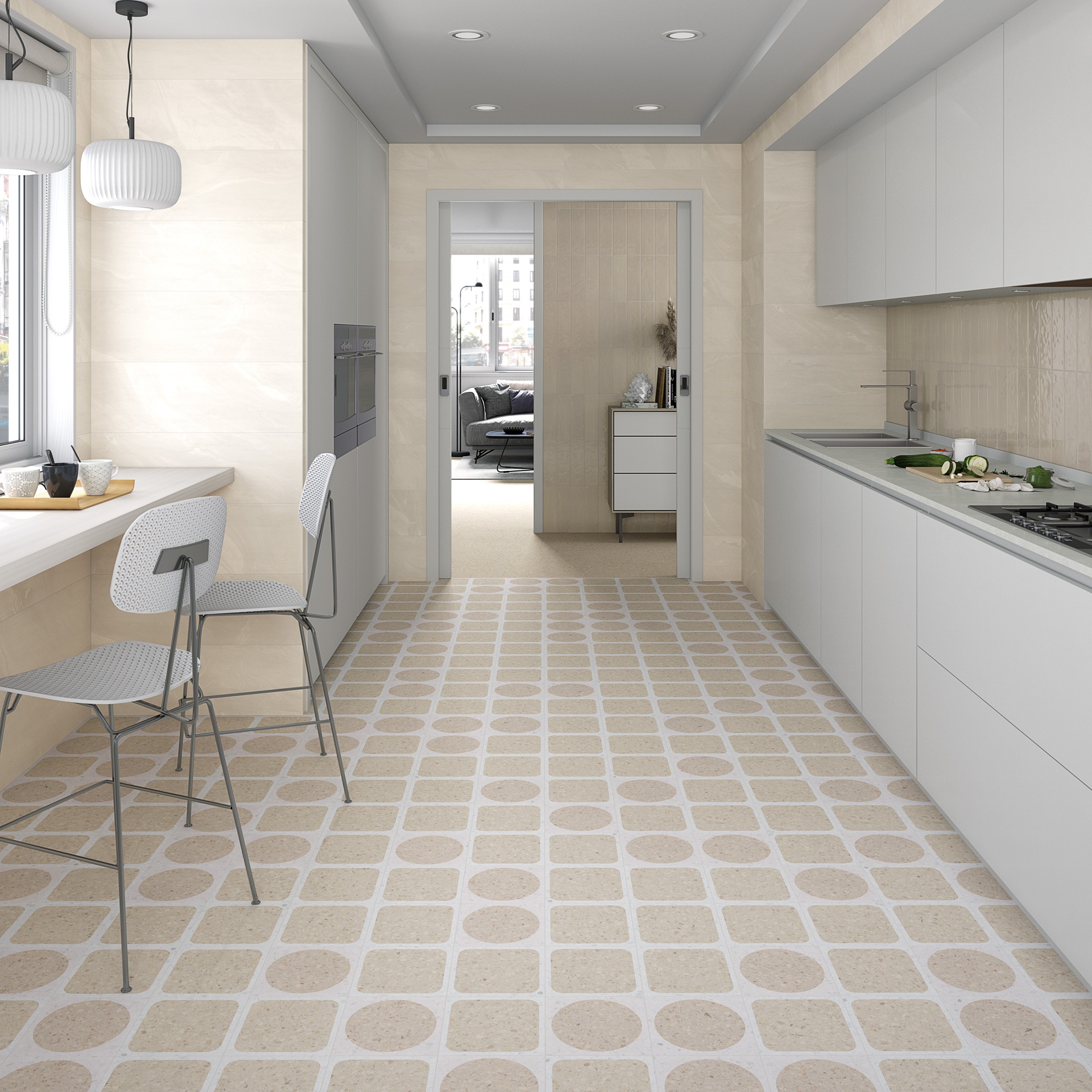 Керамогранит 4X51 Monaco-R Beige Pulido 79,3x79,3