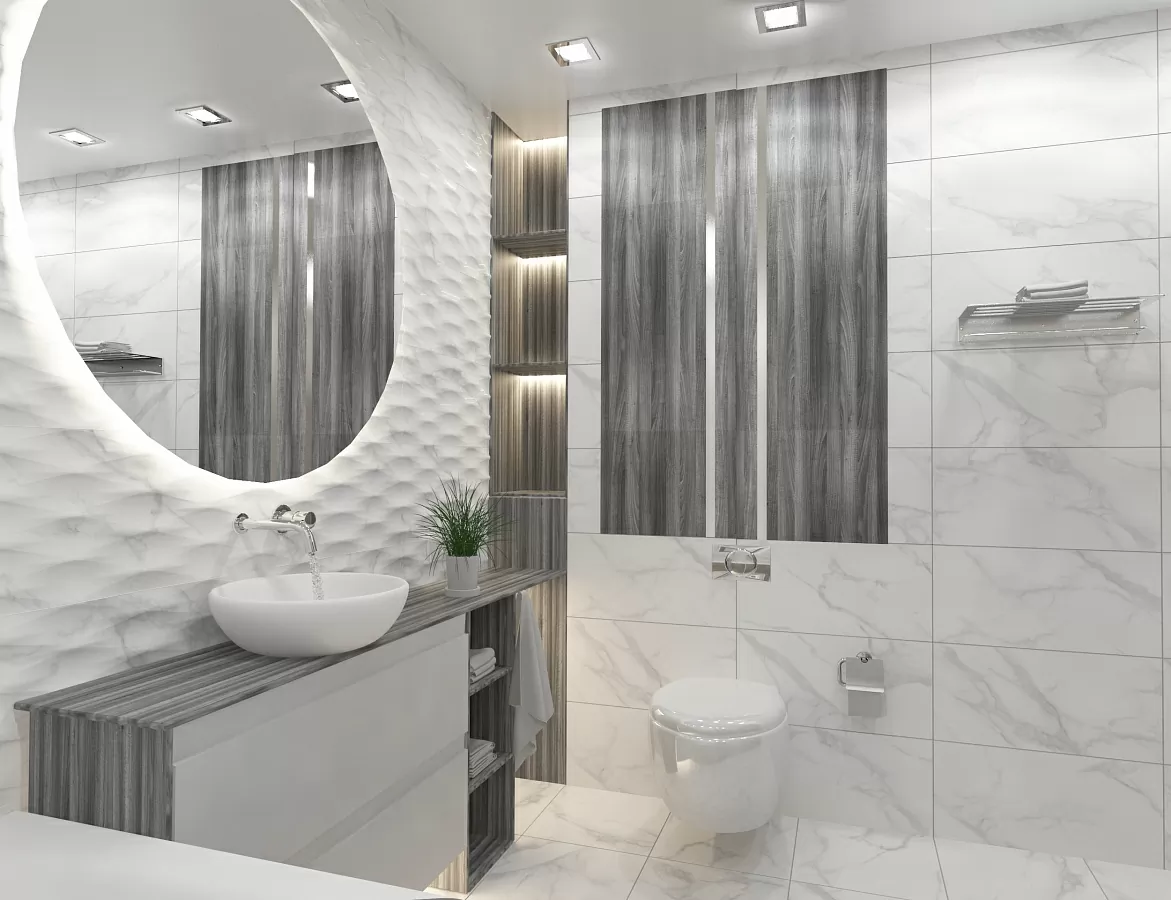 Плитка Декор Calacatta Bianco 31.5x63