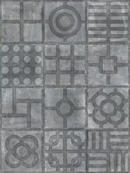 Керамогранит Paulista Grafito Mix 20x20