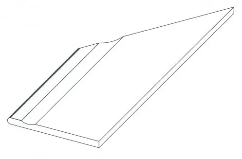 Керамогранит 620090000804 Drift Grey Bordo Piscina Angolo Sx 30x60