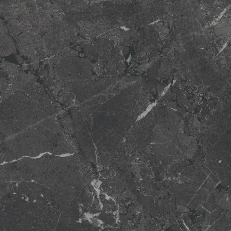 Керамогранит KM6060G0331R Тубкаль чёрный матовый обрезной 60x60x0,9