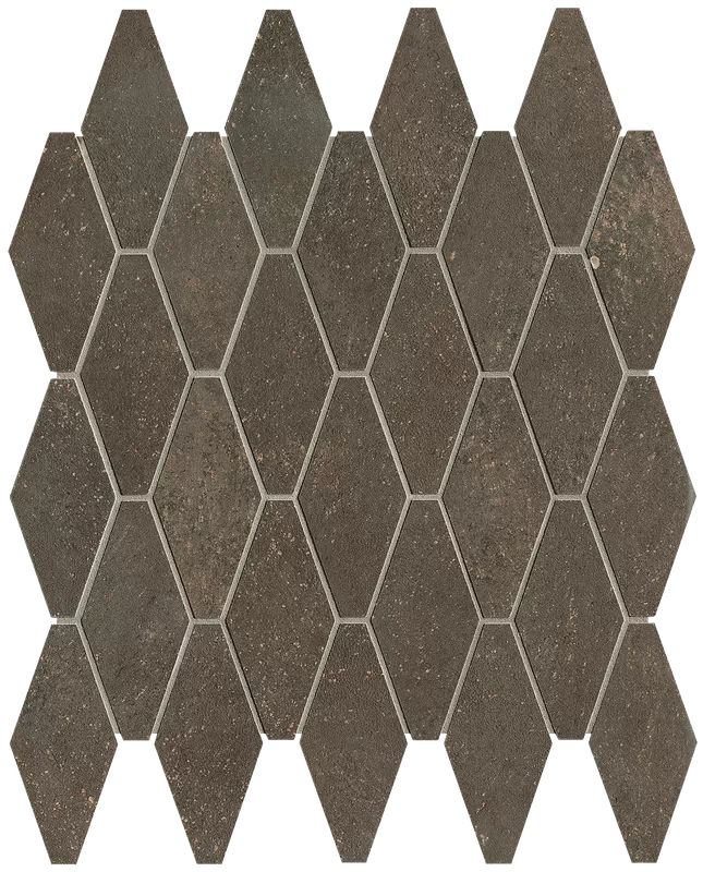 Мозаика fRW2 Nobu Cocoa Gres Rombi Mosaico Matt 31x35,5