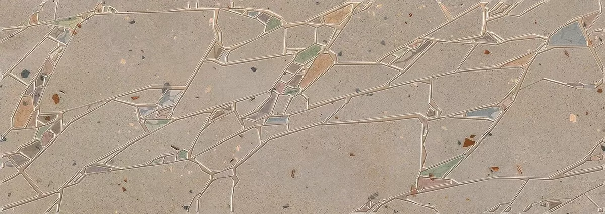 Плитка 587572001 Terrazzo Decor Mocca Crystal 25.1x70.9