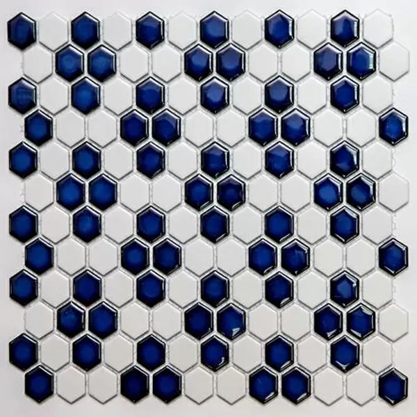 Мозаика PS2326-44 Porcelain 2.3x2.6 30x26