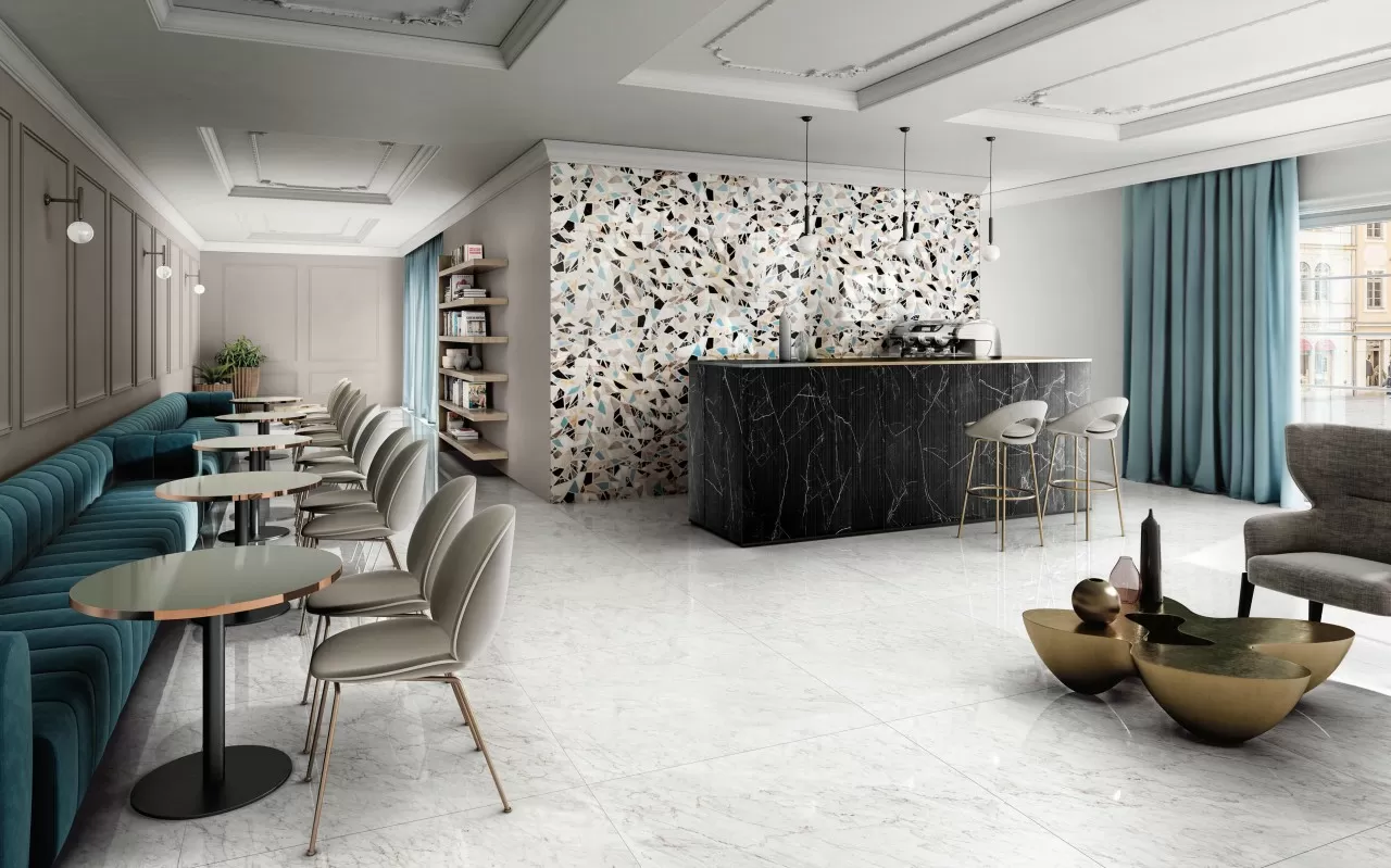 Керамогранит 02565 MAJESTIC IMPERIAL PEARL LEV/RET 60x60