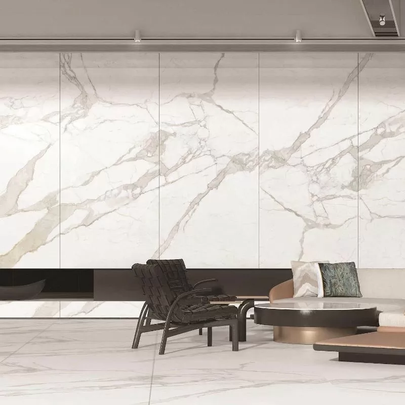 Керамогранит MN011AY281206 Calacatta Bianco Matt 6mm 120x280