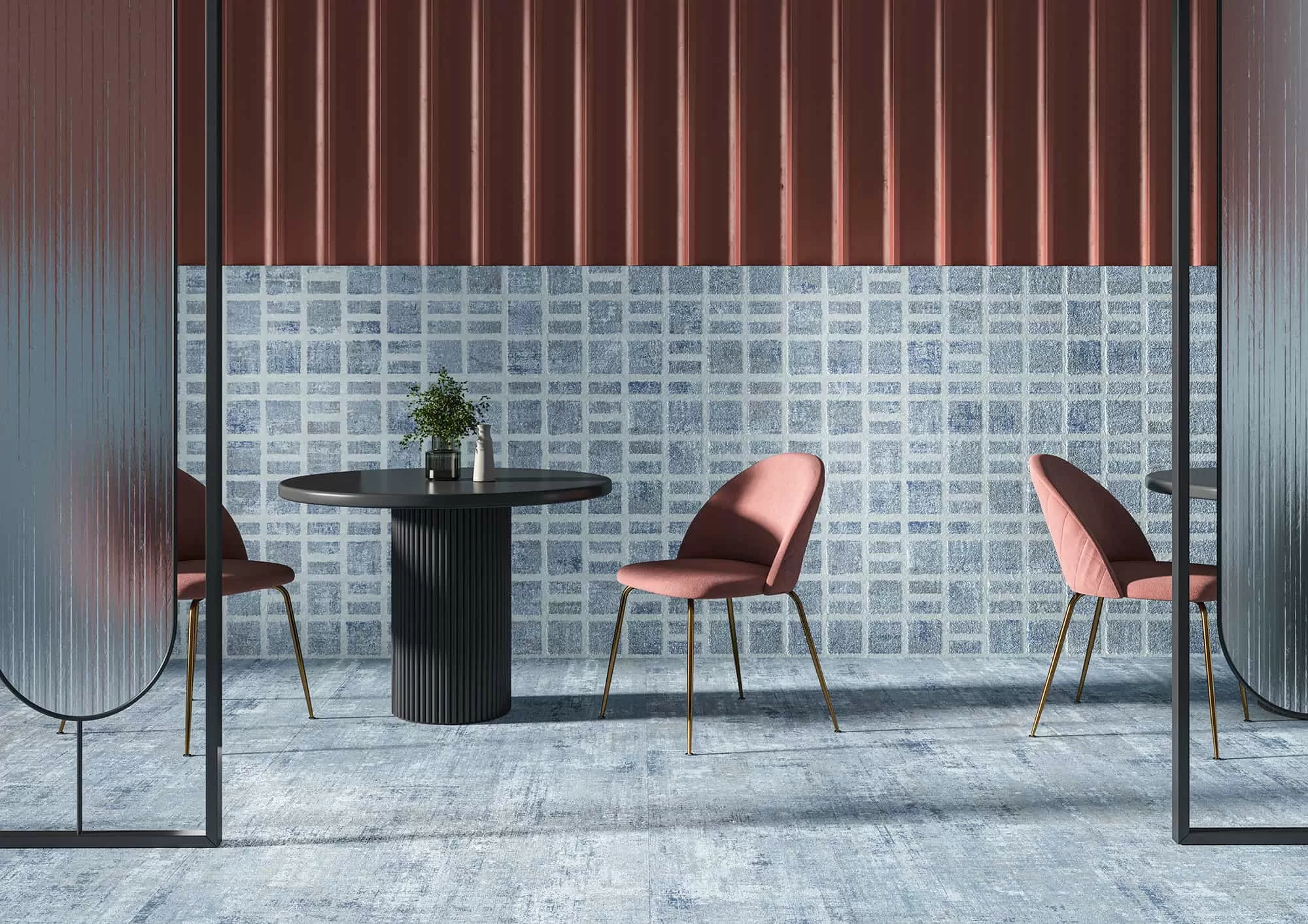 Керамогранит Milano Blue Frame Natural 49,75x99,55