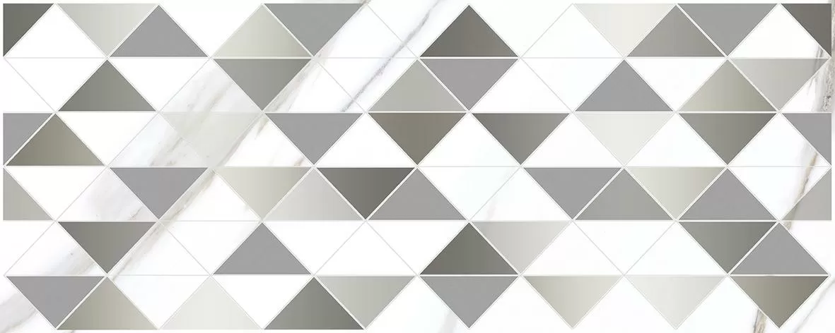 Плитка Aria Fumo Декор серый 20х50