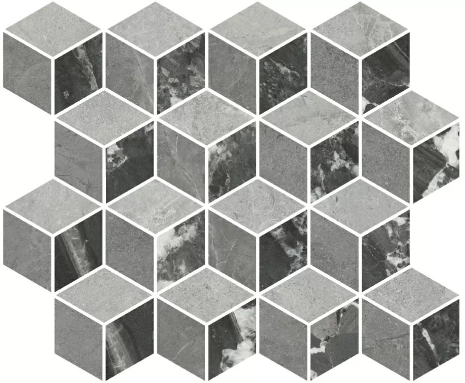 Мозаика T017/48008 Декор Риальто 1 мозаичный глянцевый 45x37,5x1