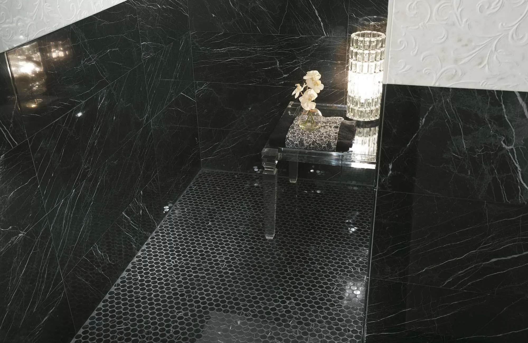 Мозаика fNGG Roma Diamond Nero Reale Macromosaico 30x30