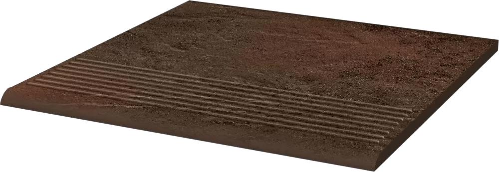 Клинкерная плитка Semir Brown stopnica prosta 30х30