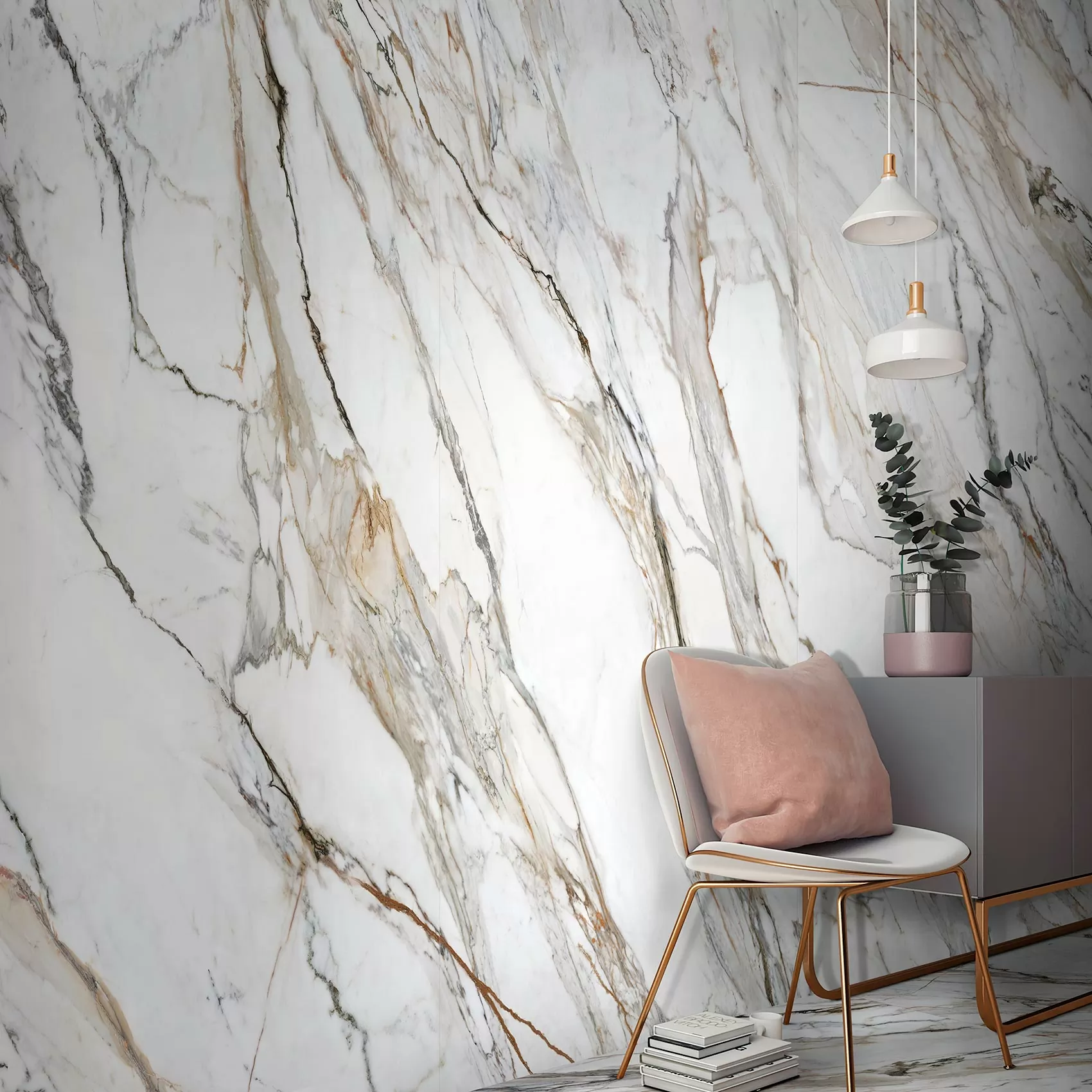 Керамогранит 316233 Calacatta Gold Honed 6mm 120x300
