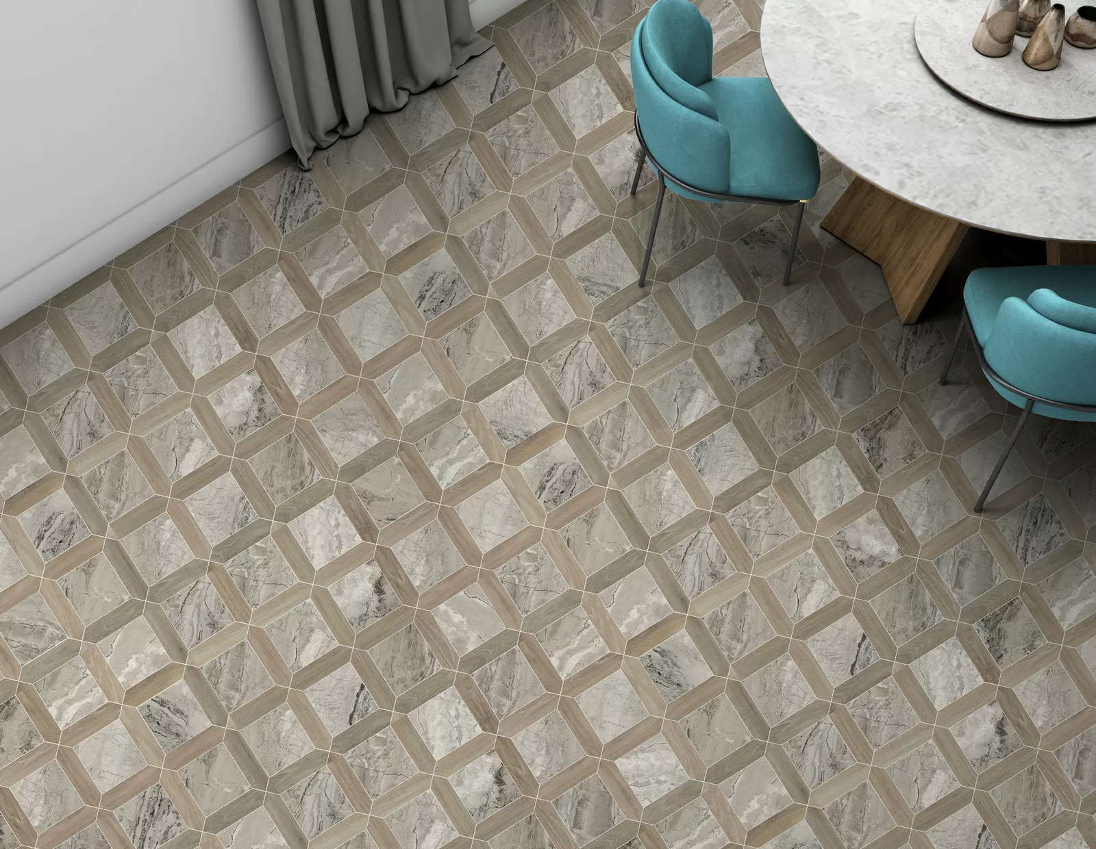 Керамогранит 303801 Ikon Birch Rett 20x122