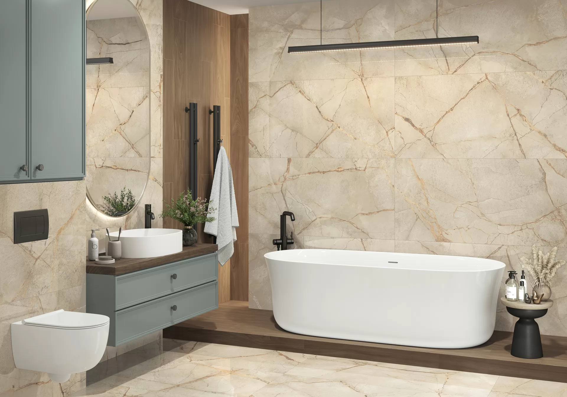 Керамогранит 60120PEC11P Special Marmo Beige полированный 600x1200x7