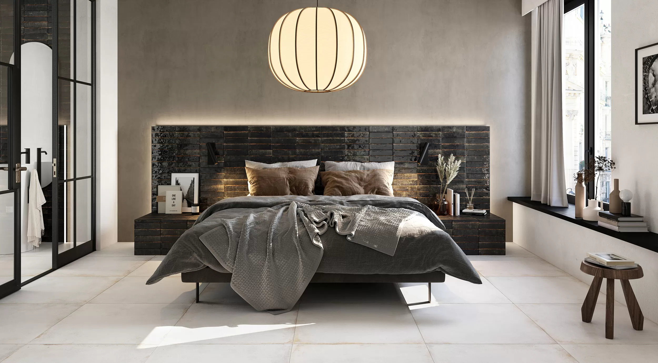 Керамогранит J89749 Manhattan Taupe Rett. 80x80