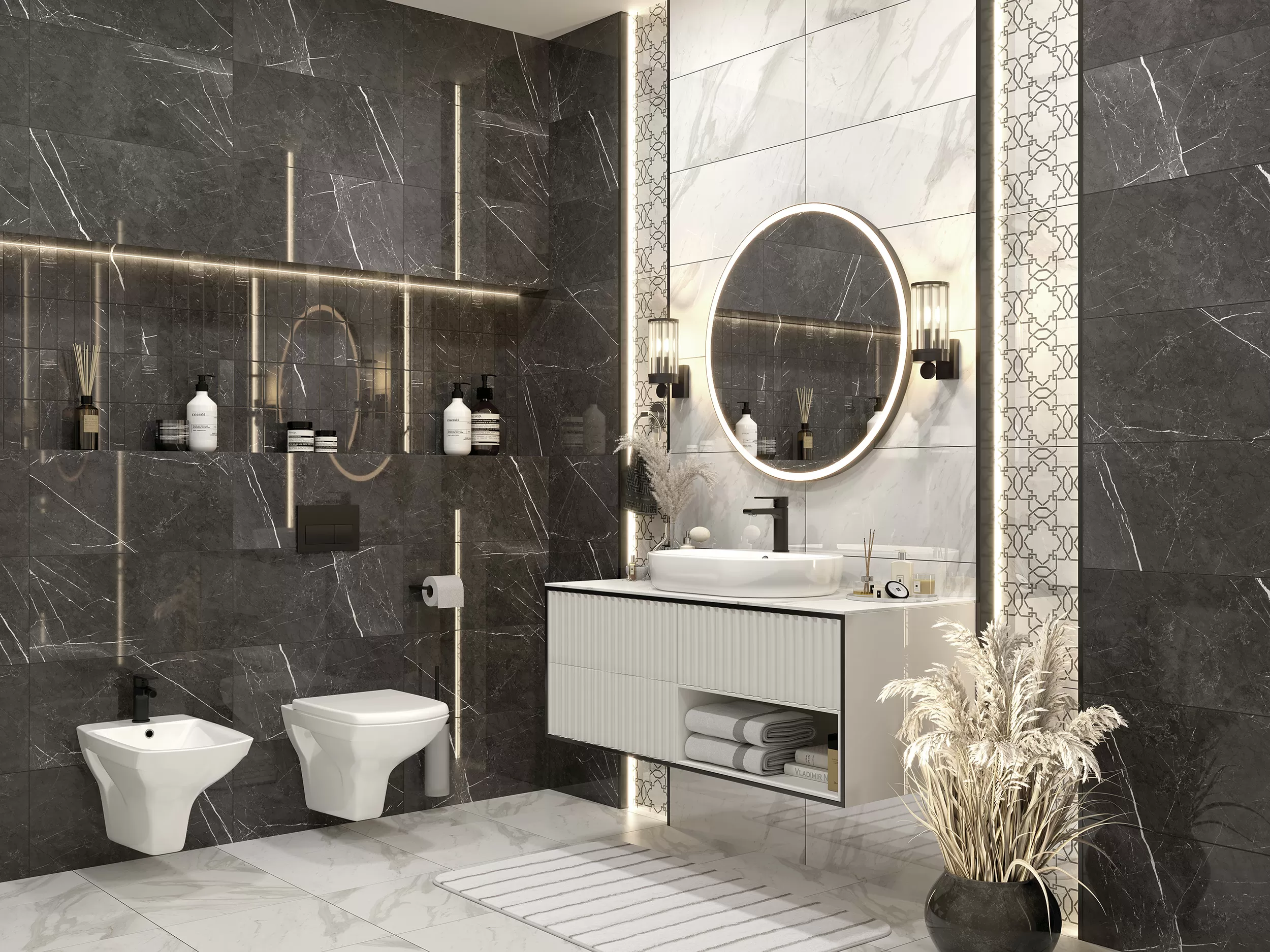 Плитка RSL231 Royal Stone черная 29,8x59,8