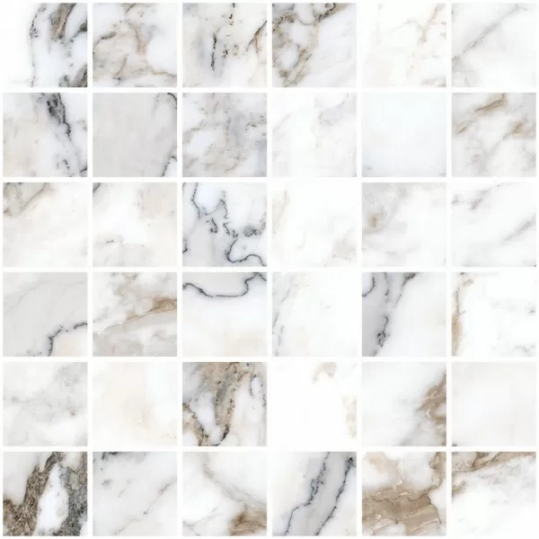 Мозаика K949879LPR1VTE0 Marble-X Бреча Капрайа Белый ЛПР 30x30