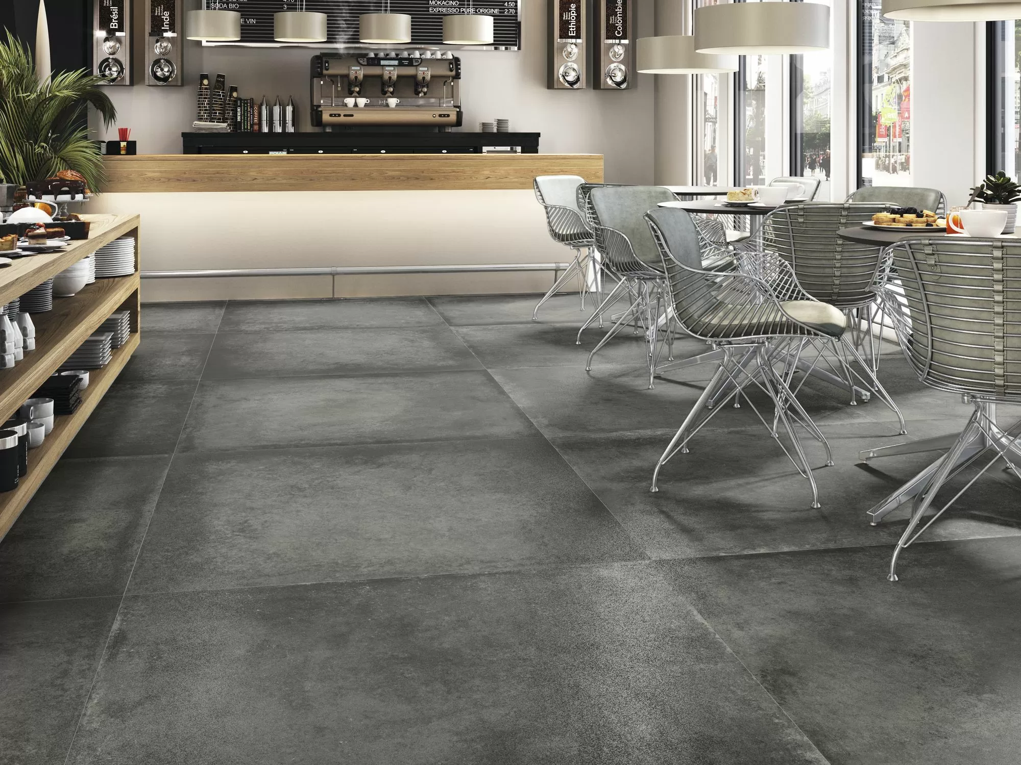 Керамогранит Grafton Antracite R11 120x120