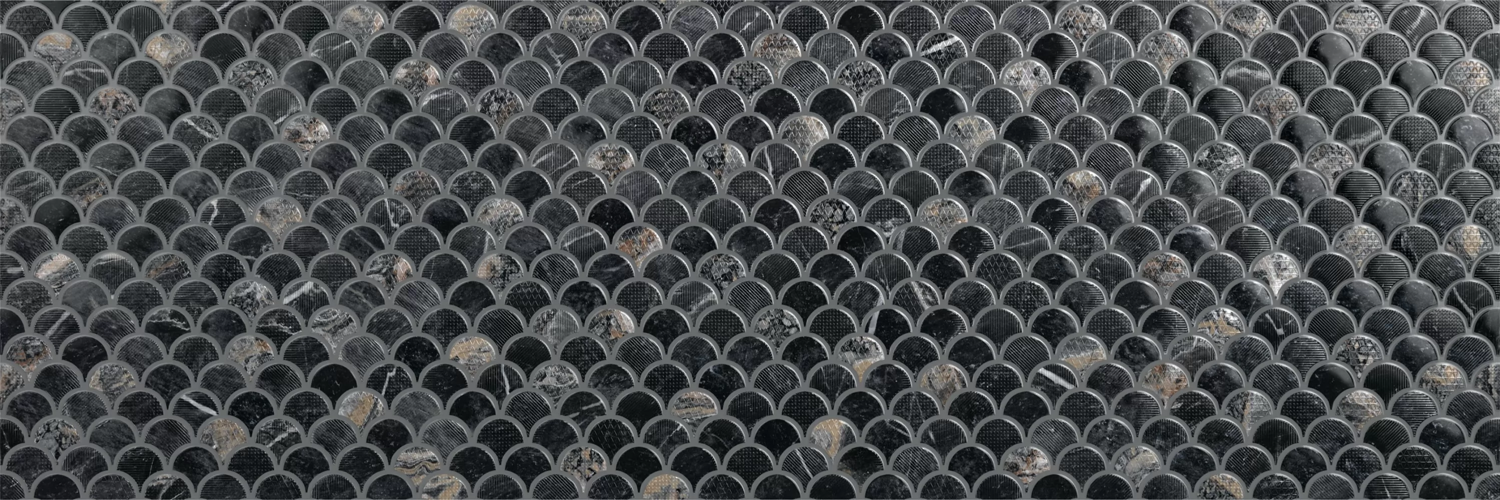 Плитка Mos Lucia Negro R 30x90