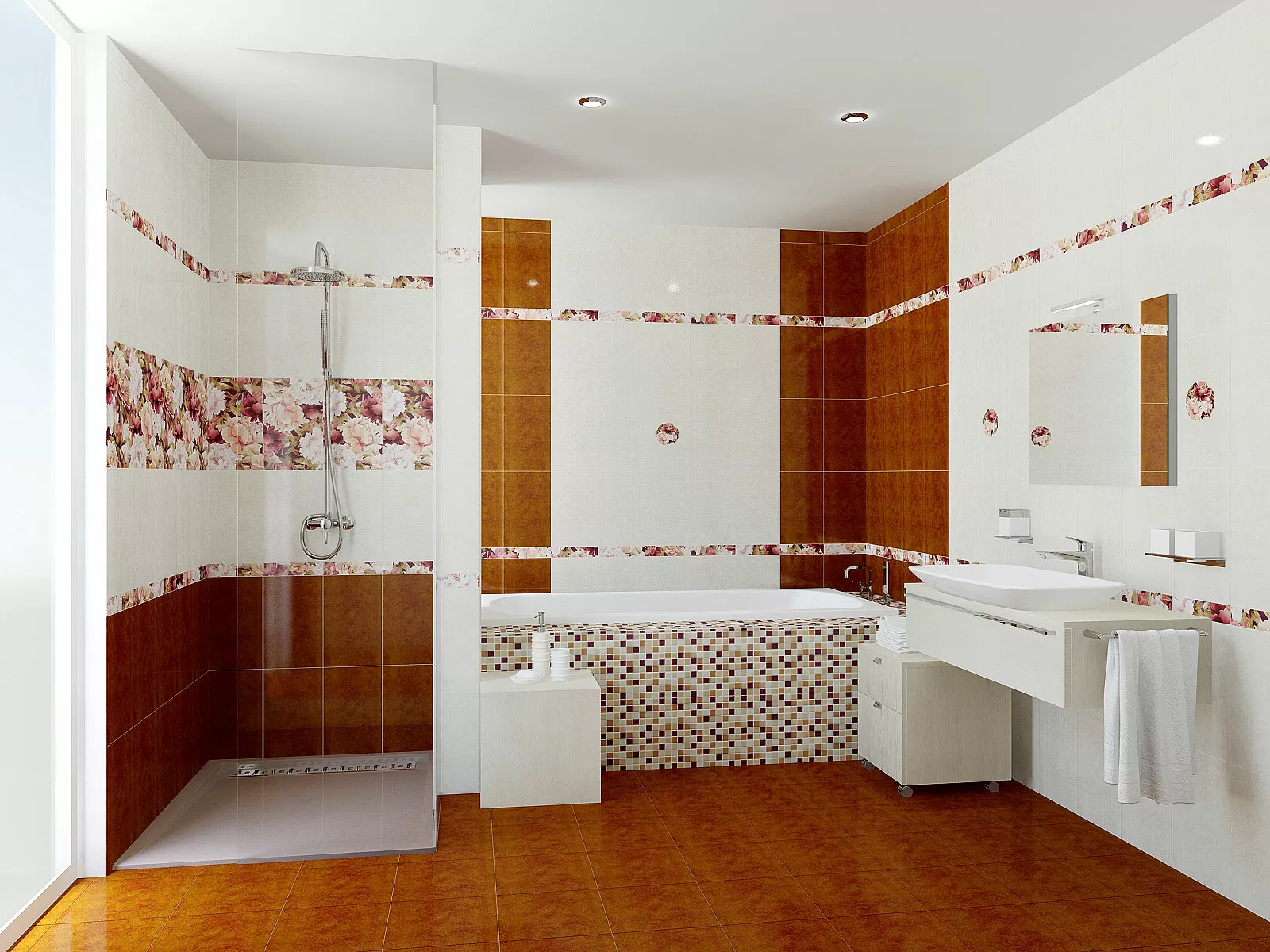 Плитка Декор Peony d12 12x12