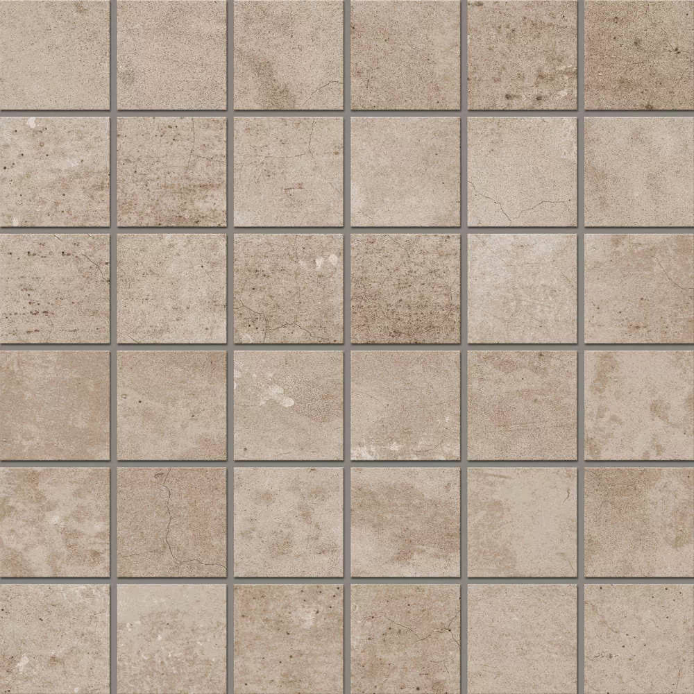 Мозаика Мозаика EE02 Seed Creamy Неполированный (5х5) 30x30