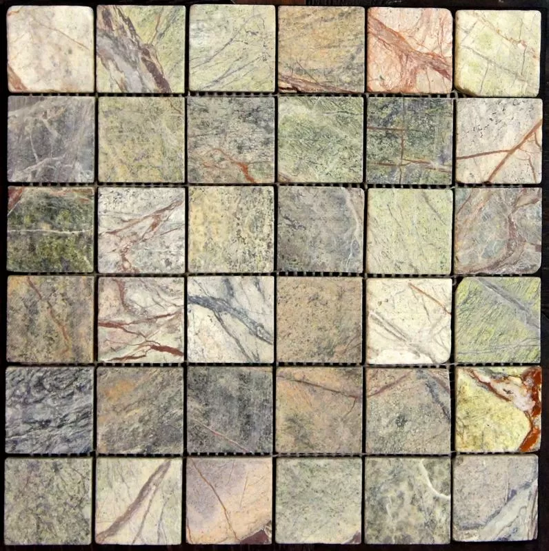 Мозаика Marble Mosaic Rain Forest Green 15*15 305*305