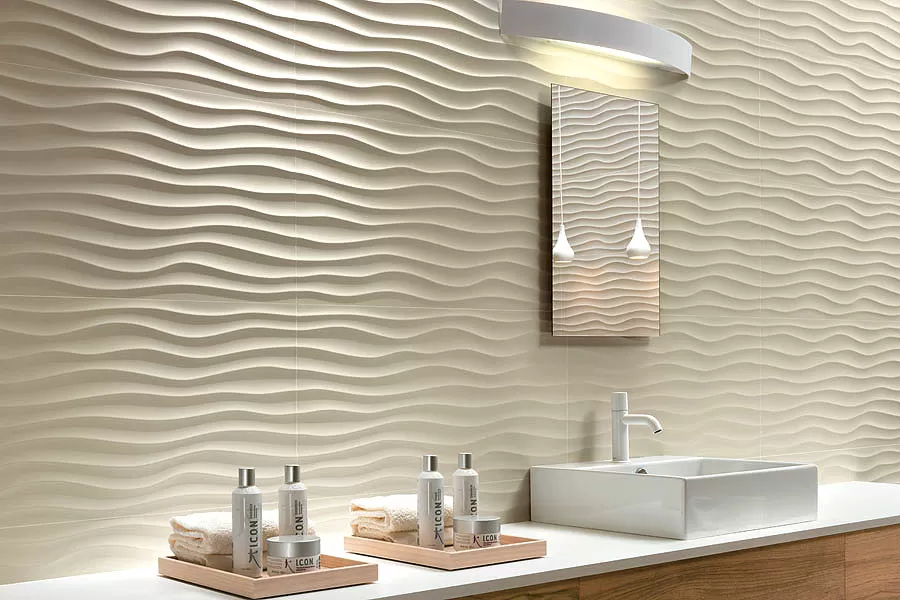 Плитка 8DMW 3D Wall WIND WHITE MATT 40x80