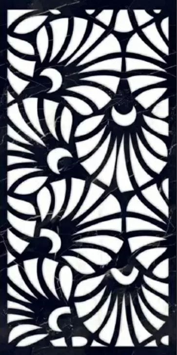 Керамогранит Mira Black Decore High gloss 60*120