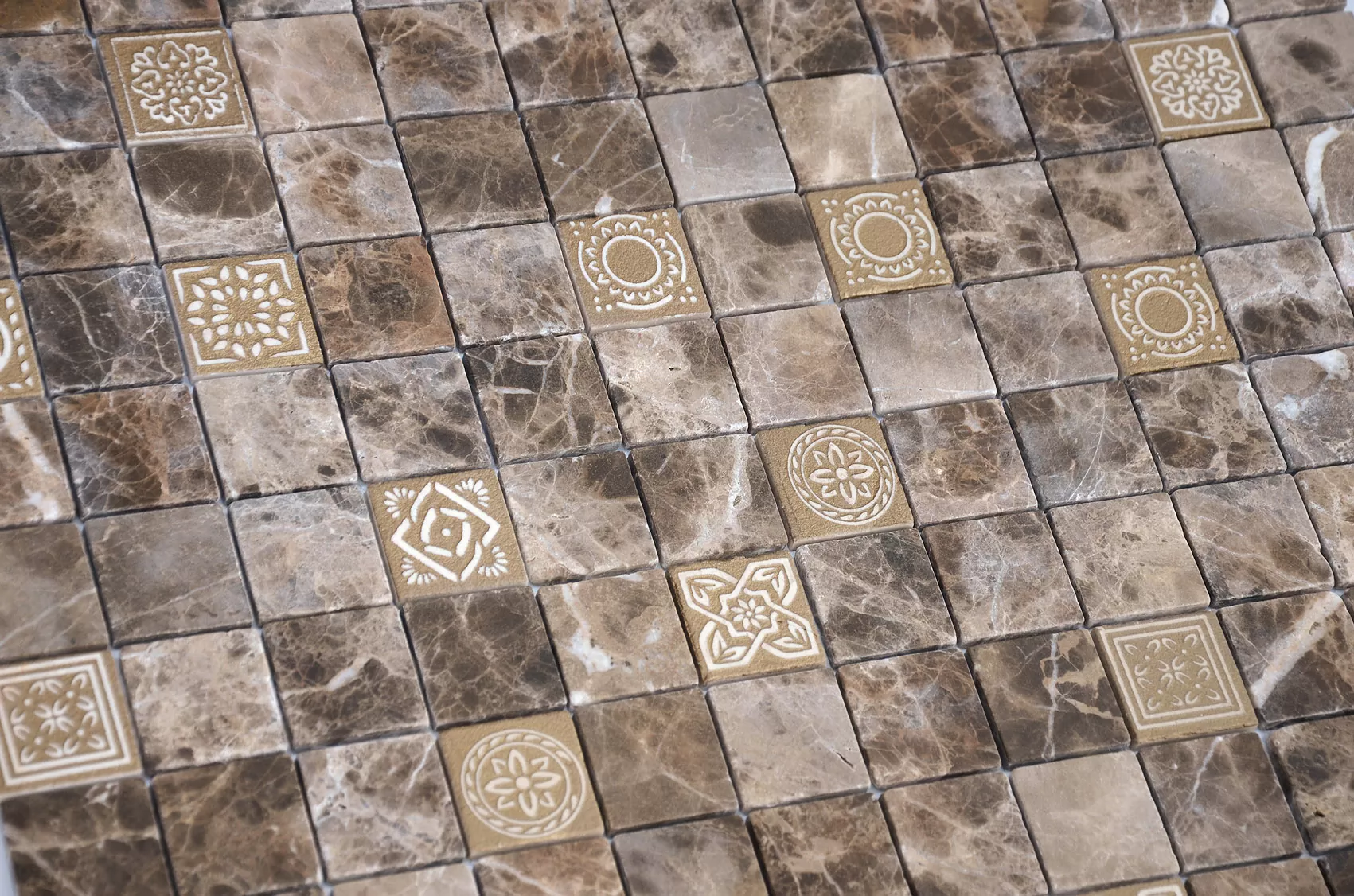 Мозаика Art Emperador dark MAT 48x48x8 300x300x8