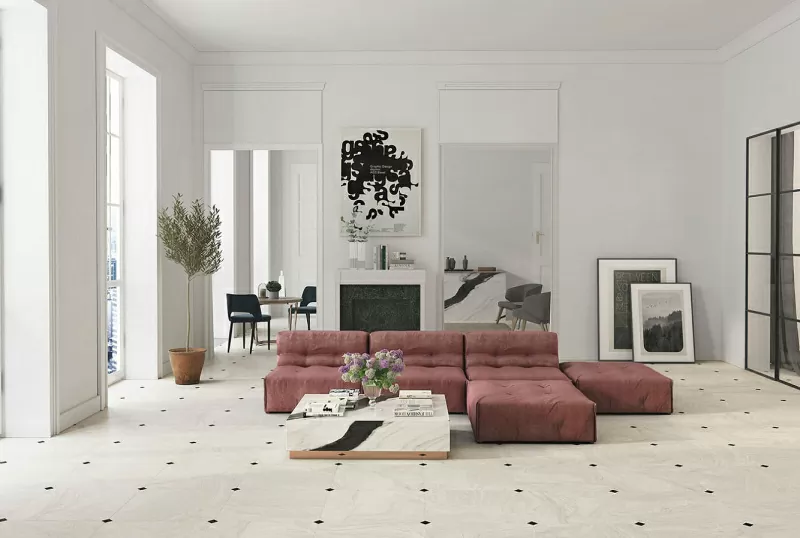 Керамогранит Varana Deco Blanco 32х62.5