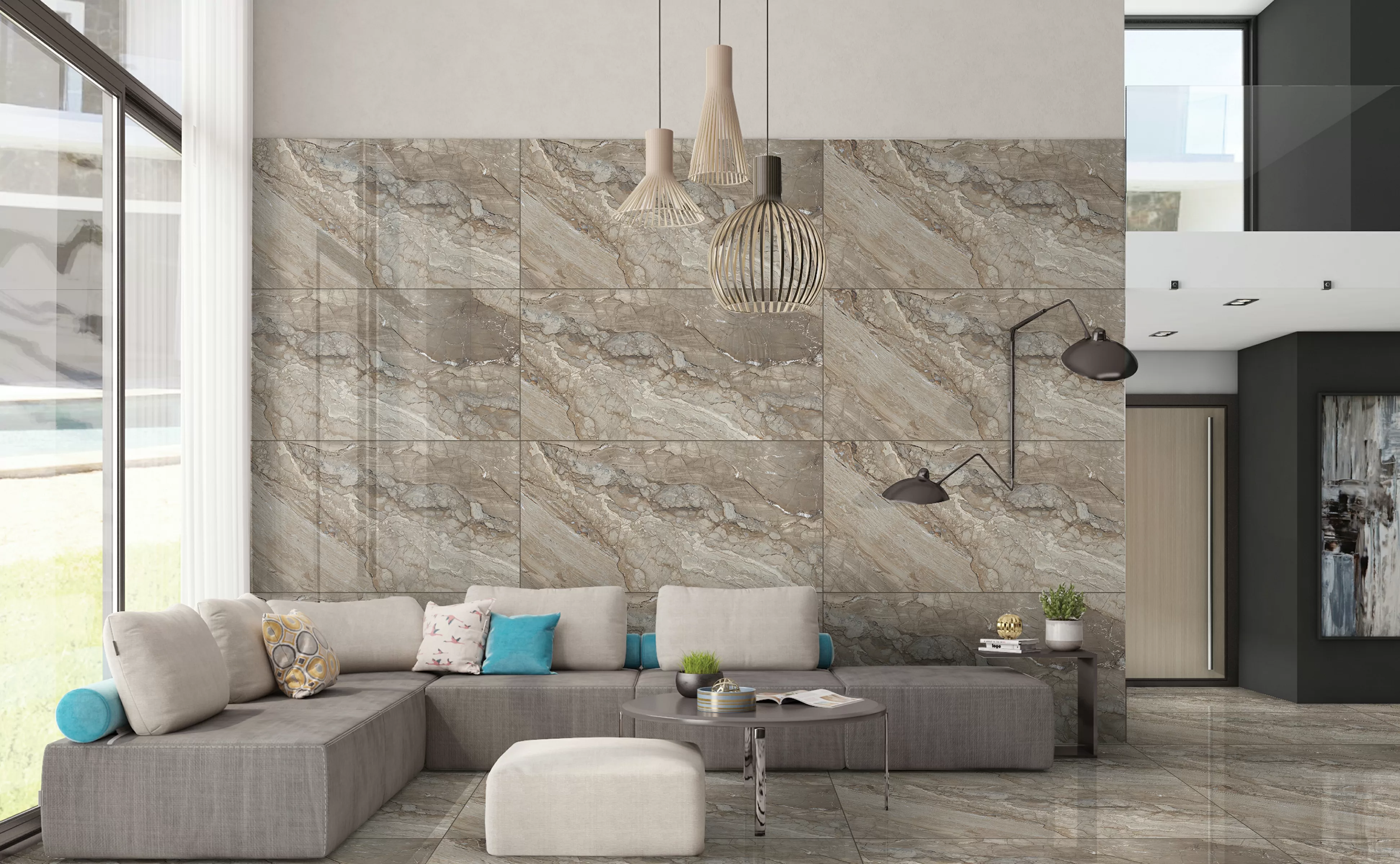 Керамогранит NTT99514M Gravel White Mat 60x120