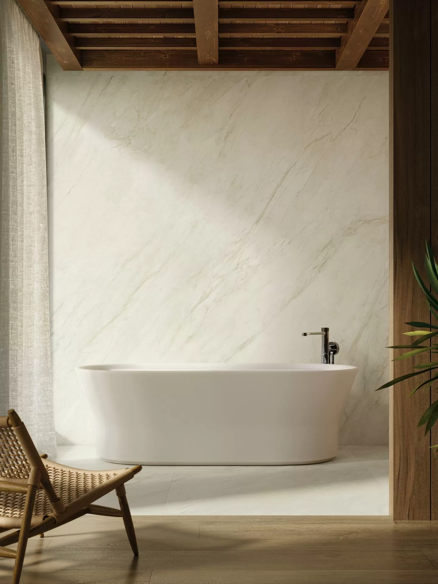 Керамогранит 100338726 Glem White Nature 6mm 59,6x120