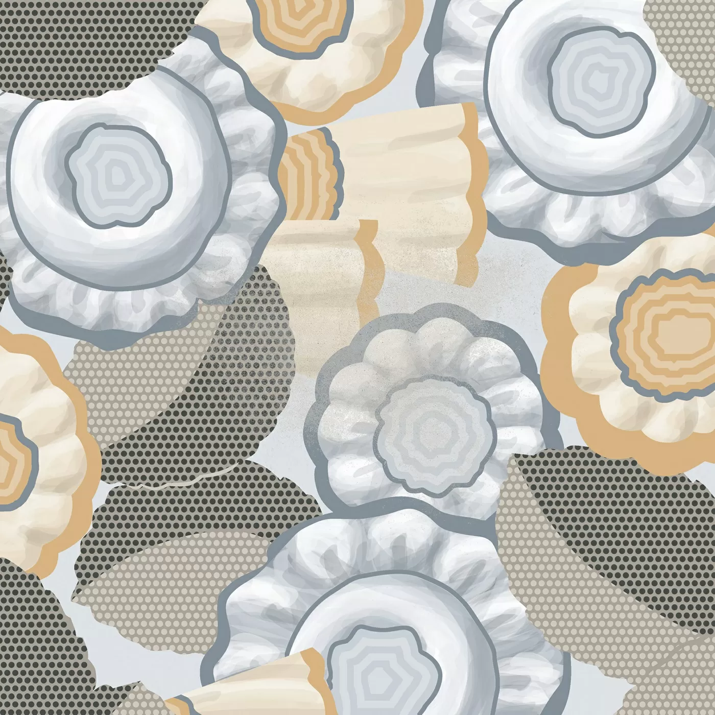Керамогранит Flore Gris 20x20 (микс)