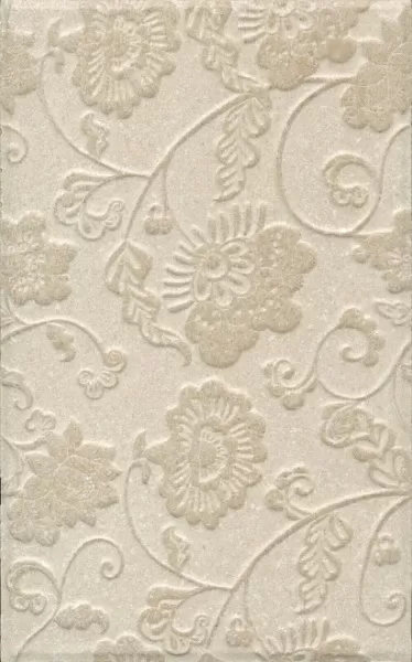 Плитка 6392 Сады Сабатини беж структура 25x40