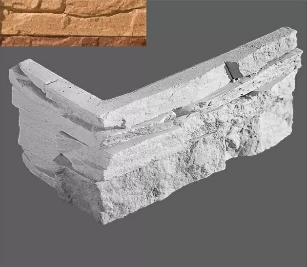 Искусственный камень Угловой элемент Луара 880/8,5x10x1,5