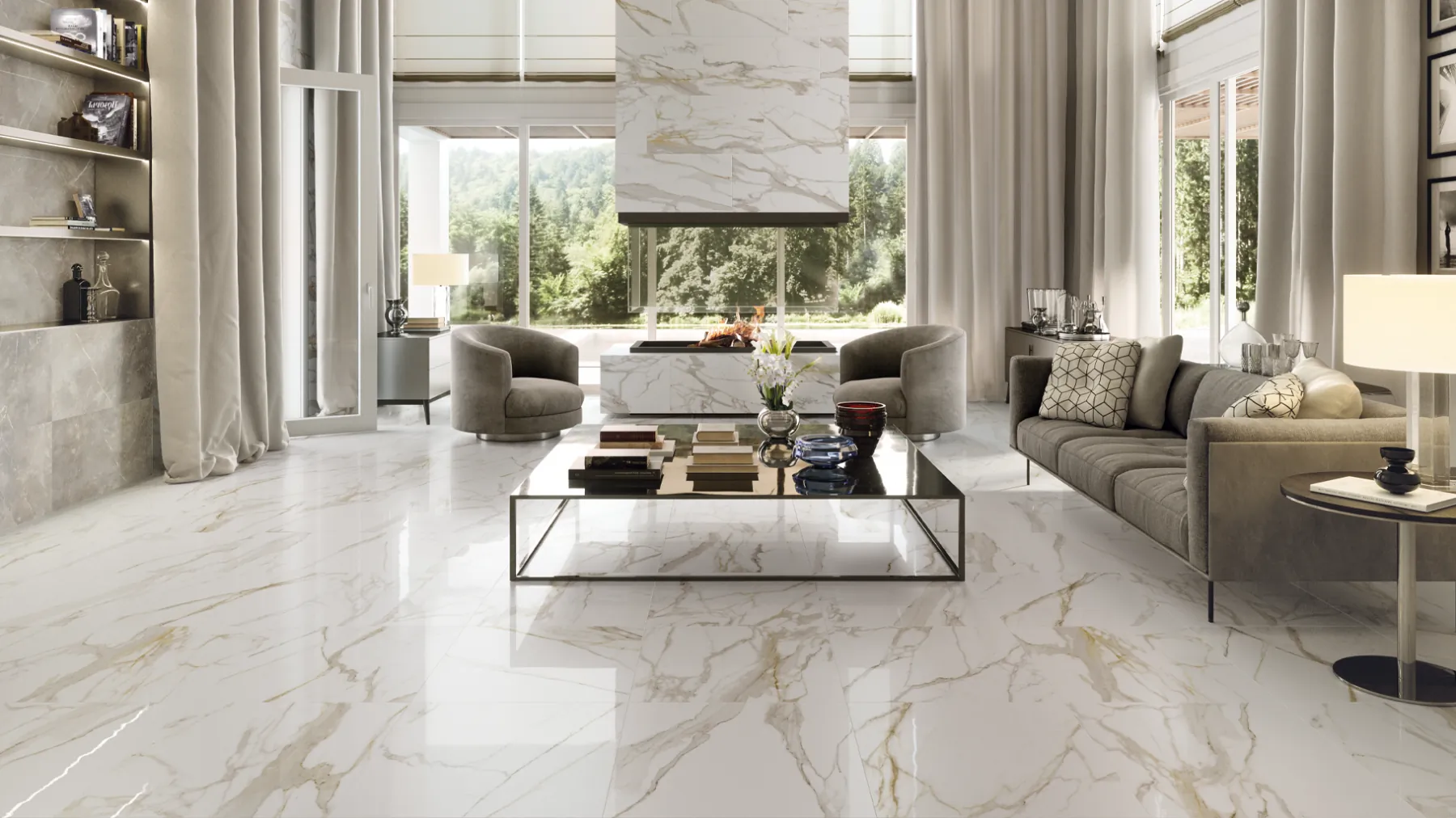 Керамогранит 610010001411 Charme Evo Calacatta Nat Rett 60x120