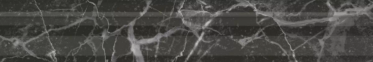 Плитка BLC039R Бордюр Багет Коррер чёрный глянцевый обрезной 30x5x1,9