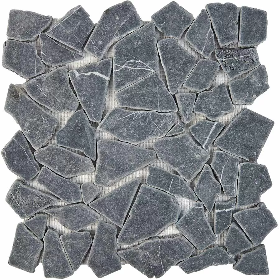 Мозаика PIX260 Nero Marquna из мрамора матовая 305х305x6