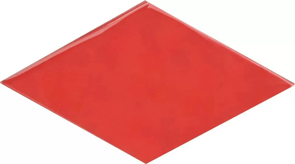 Плитка KMD2SRB007BN Декор Риад красный глянцевый 13,5x7,8x0,9