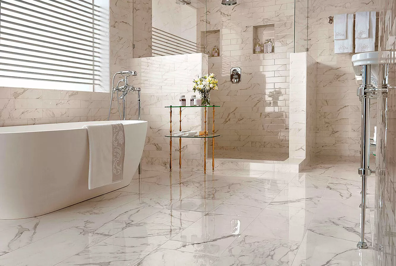 Плитка LMKC Brick Calacatta Extra 8x31.5