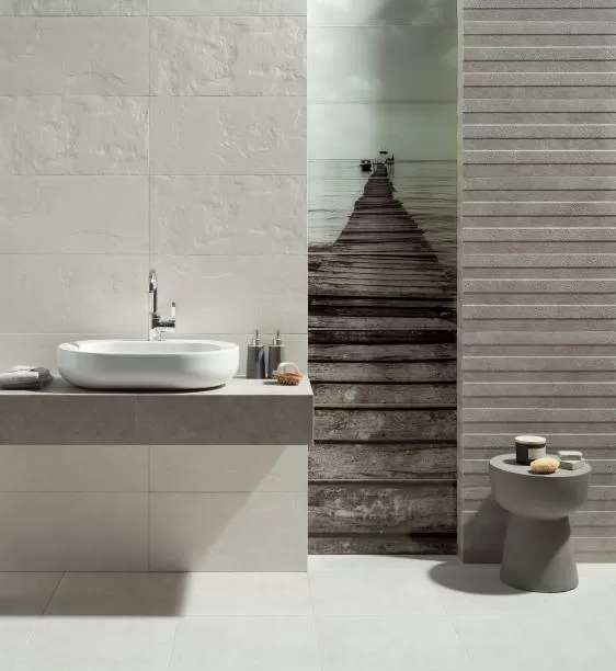 Керамогранит Blinds white STR 44,8*44,8