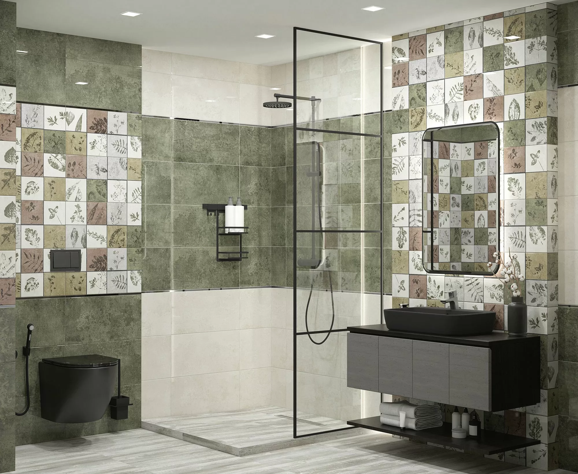 Плитка GT234VG Delia Мультиколор 30x60