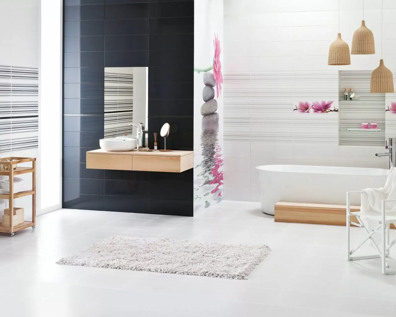 Плитка Uniwersalna Listwa Szklana Bordo 2,3х60