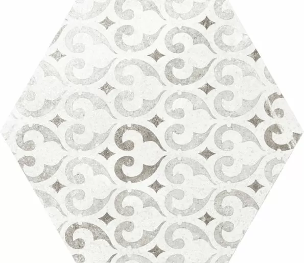 Керамогранит 22099 Hexatile Cement Garden Grey 17,5x20 (17 видов паттерна)