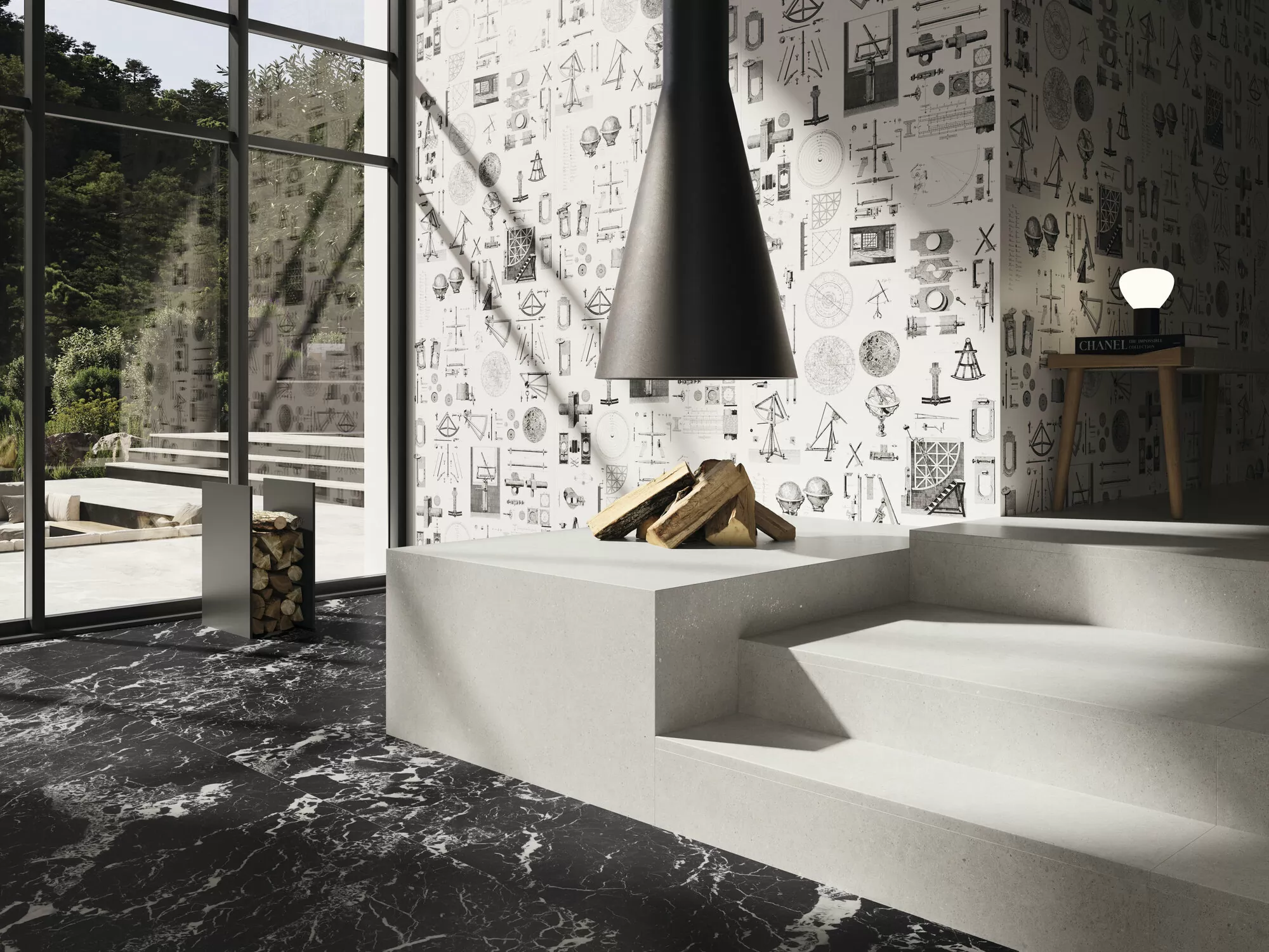 Керамогранит A041062 Black Hispania Natural Rect 120x278